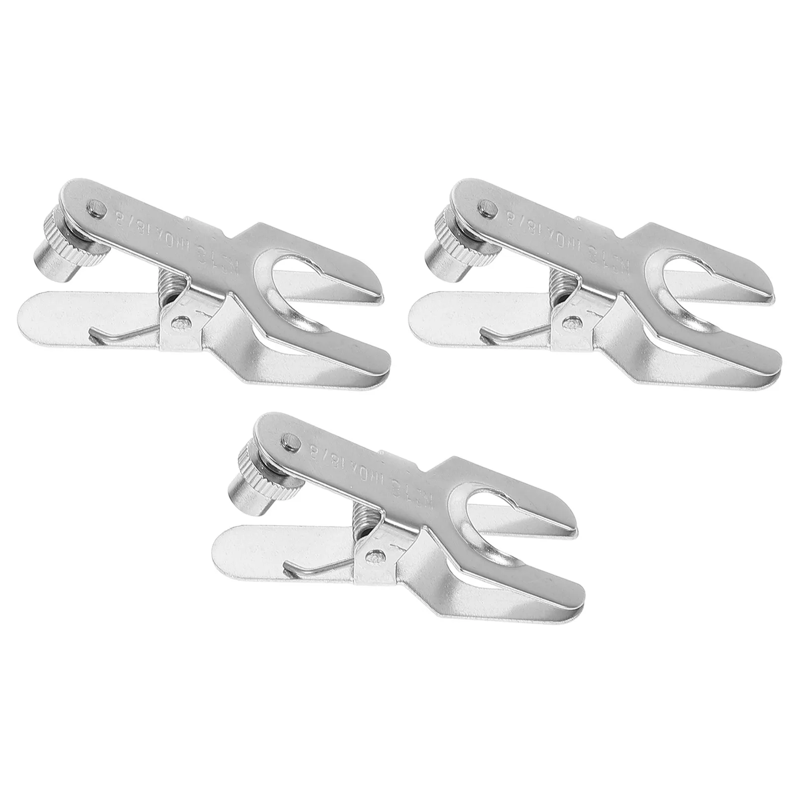 

3 Pcs Spherical Interface Clip Stainless Steel Laboratory Tool Multifunctional Glassware Clamp Pinch Clamps Secure Mechanism