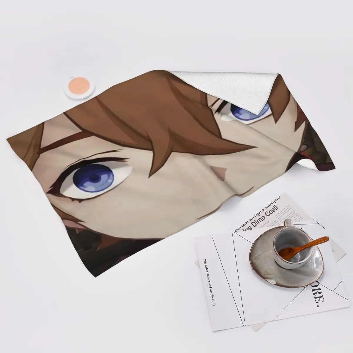 Custom Childe Genshin Impact Genshin Impact Cursed Childe Soft Face Towel Quick Dry Pool Bath Cotton Towels Breathable