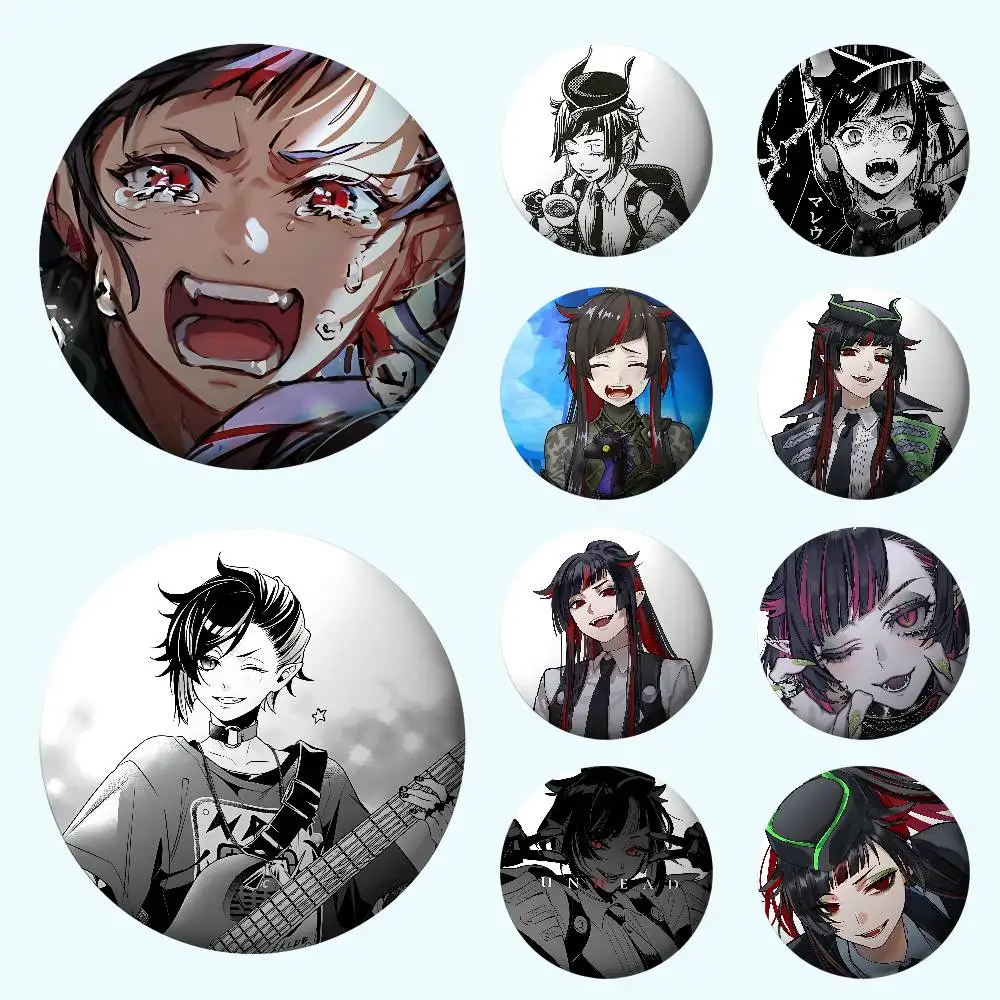 Cartoon Figure Idia Shroud Lilia Vanrouge Badges Tinplate Soft Button Pin Brooch Metal Badge Custom Jewelry Accessories Hat Bag