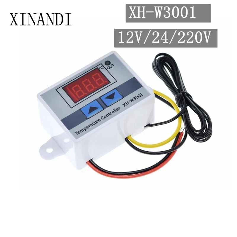 XH-W3001 microcomputer digital temperature controller temperature switch module temperature controller 10A 12V 24V 220V