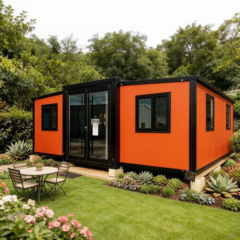 Tiny House Expandable Container House Garden Rooms 2 3 Bedrooms 1 Bathroom Luxury 20 40ft Prefab Folding Room Homes for Sale