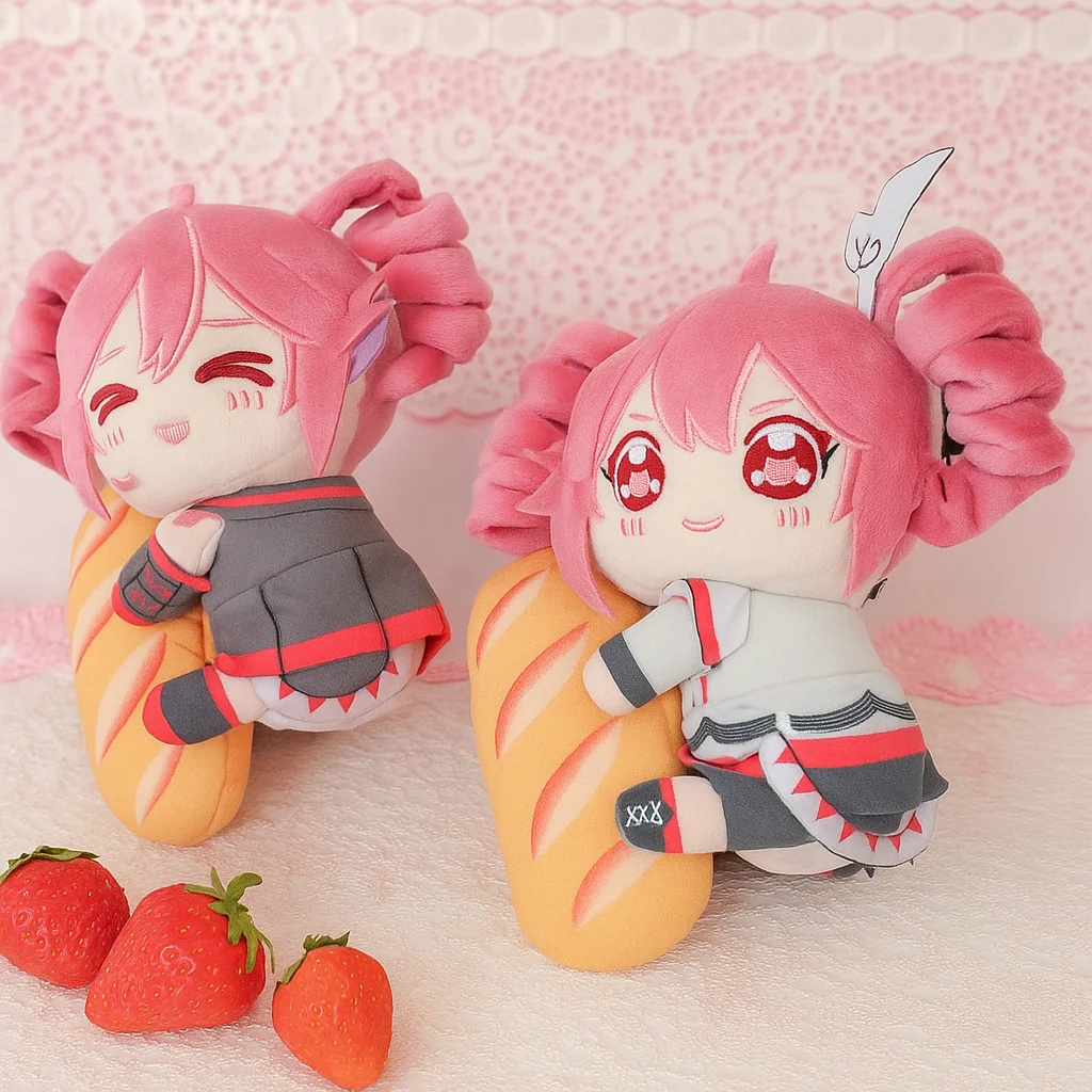 

Новая плюшевая игрушка Kasane Teto, мягкая кукла, плюшевая фигурка с хлебом, аниме, косплей, кавайный декор, рождественские подарки для фанатов, девочек