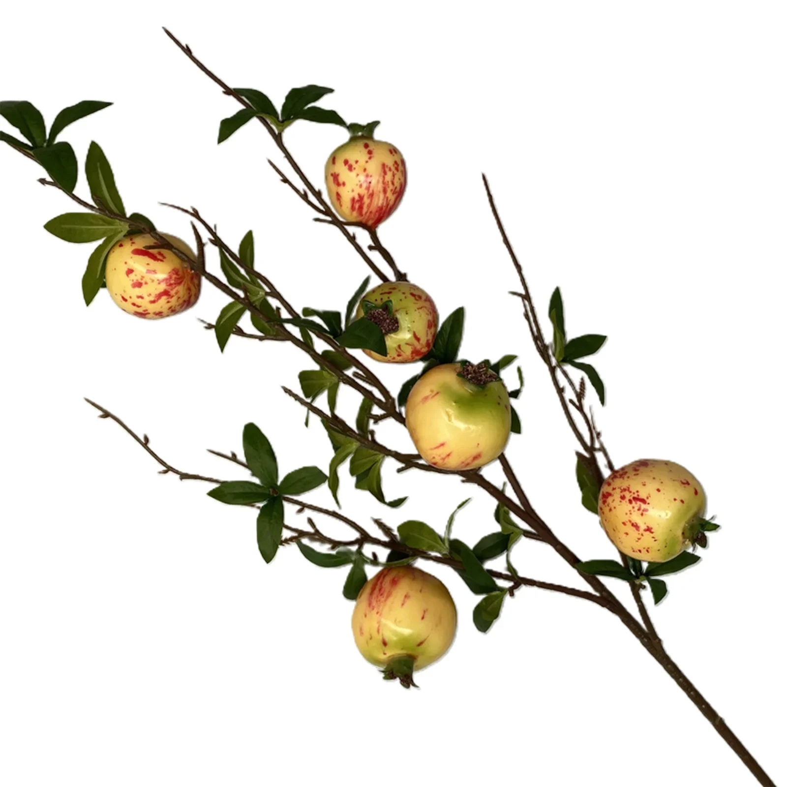 Artificial Pomegranate Branches Home Decoraion Simulation Flower Bunch Photography Props Vivid And Lifelike Grandeco Orange Tree