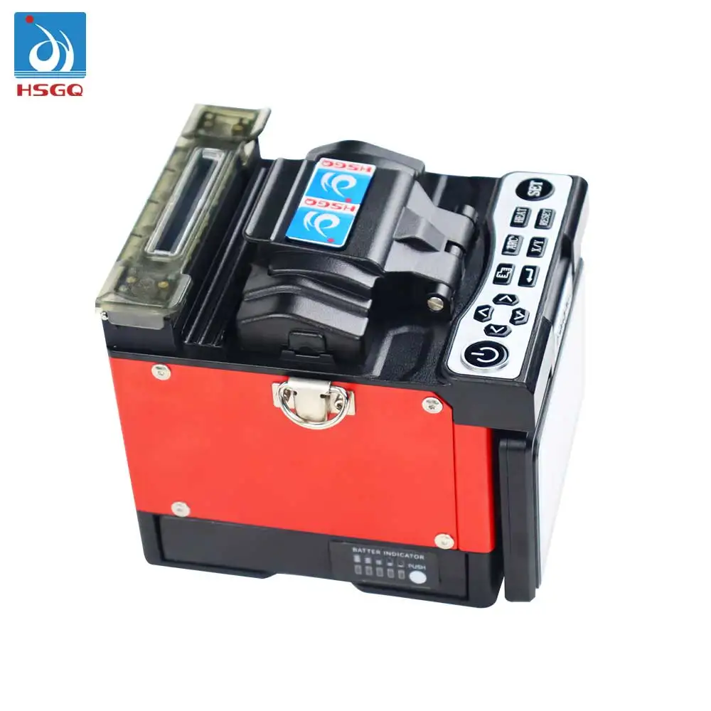 HSGQ-FS001 الانصهار جهاز الربط عالية الجودة آلة ربط الألياف البصرية لمعدات Ftth/Fttx المستخدمة في نموذج الشبكة AI9