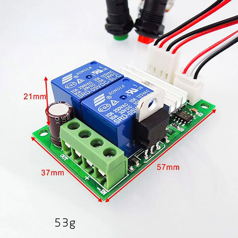 3A DC 6V 12V 24V PWM DC Motor Speed Controller Forward Reverse Switch Linear actuator motor controller adjustable Speed Control