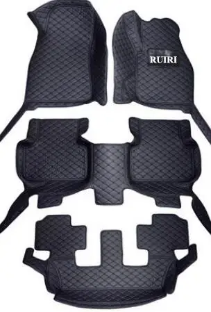 

Специальные автомобильные коврики на заказ для Mercedes Benz GLS 350d 400 450 500 X166 2019-2016 с правым рулем, 7 мест, водонепроницаемые.