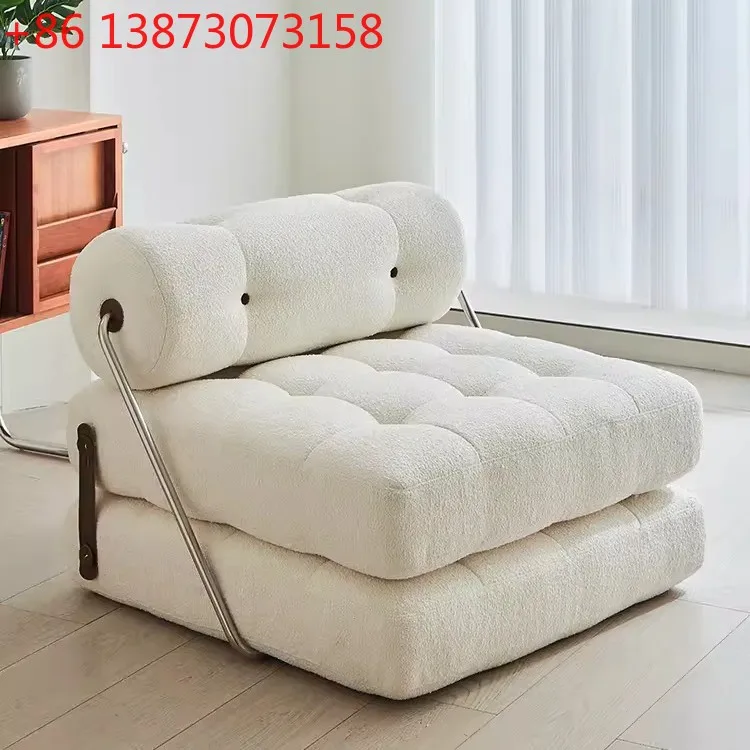 

Диван-кровать Taji, кресло для отдыха в гостиной, средневековый чесаный ленивый диван, односпальная раскладная кровать двойного назначения с пряжкой Bauhaus