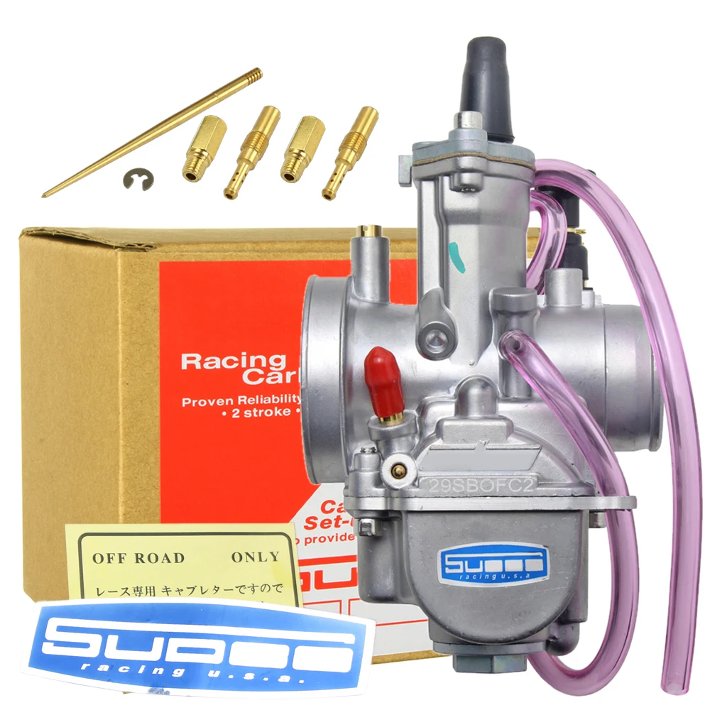 

PWK 28 30 32 34mm Racing Carburetor with Power Jet, 2T 4T Universal Replacement for 75cc-250cc Motorcycle