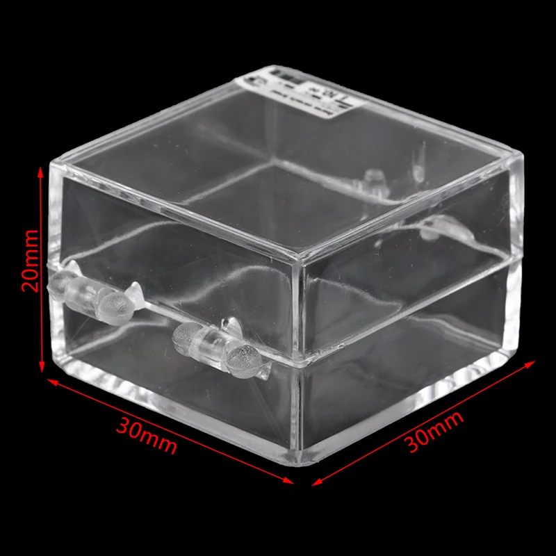 1:12 Miniature Dollhouse Transparent Plastic Storage Box Cake Desserts Food Candy Box Doll Jewelry Box DIY Decor Accessories