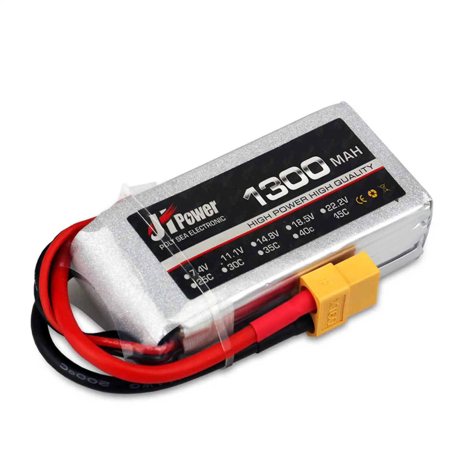 

JH Power 2S 3S 4S 5S 6S RC LiPo Battery 7.4V 11.1V 14.8V 18.5V 22.2V 1300mAh 25C 45C 100C for RC Car Helicopter Boat RC Drone