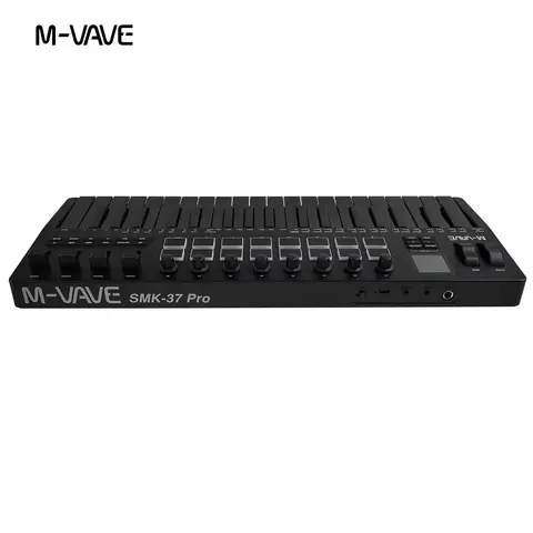 M-VAVE काला SMK-37 प्रो USB MIDI नियंत्रक 16 RGB पैड 8 नॉब्स सॉफ्टवेयर संगीत के लिए Windows Mac iOS Android के साथ संगत 8 best sales यामाहा पियानो - №1