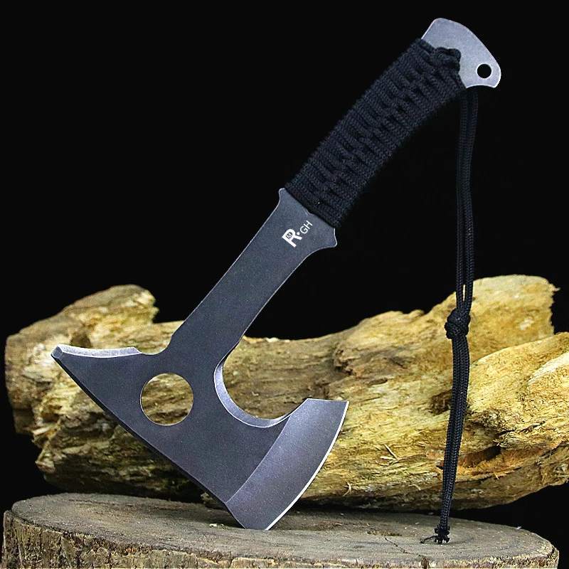 Dehong Portable Jungle Axe, Outdoor Tactical Axe, Axe + Nylon sheath, Domestic Vegetable Axe, Meat Axe Direct at factory price