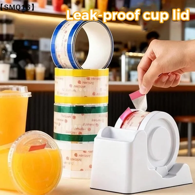 Individual Sticker Seals Bubble Tea Cup Sealing Stickers 360/460 Sheets Per Pack Preventing Spills Ensuring A Tight Seal【SMQ】