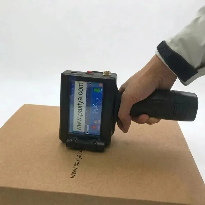 12.7mm Handheld Inkjet Coder Fast‑Dry HD Printing for Cardboard Boxes Production Date Batch Number Marking Machine