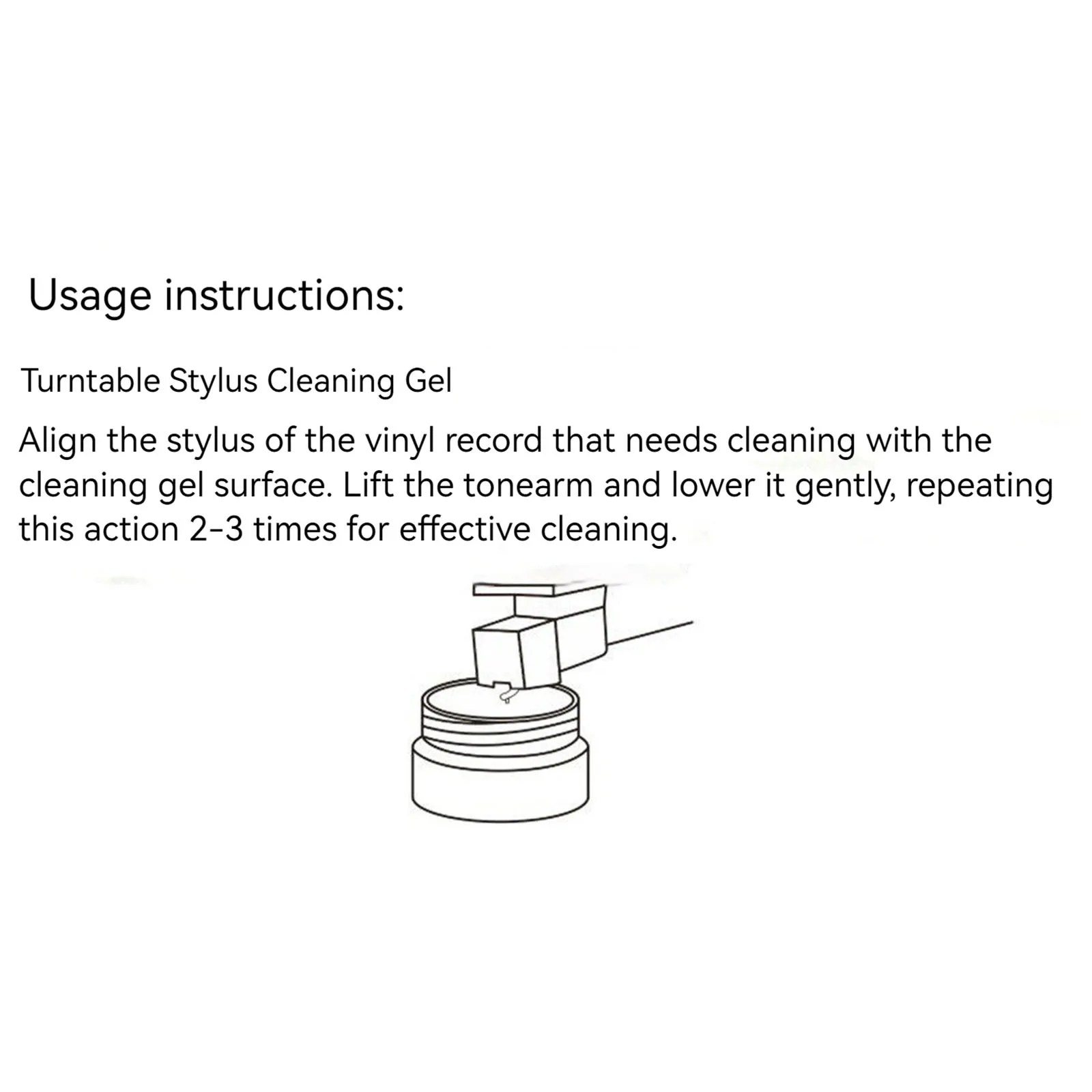 Dust-Free Needle Cleaner Multi-Purpose Antistatic Stylus Cleaners Vinyl Record Needle Cleaning Suitable For Dusting Dirt