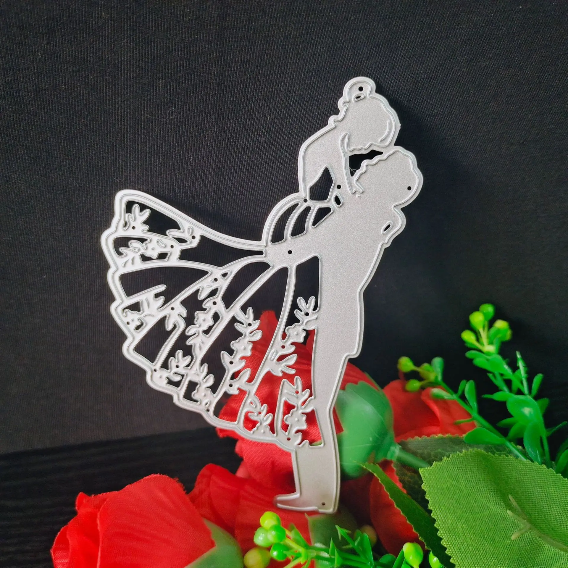 Liebhaber Gestanzte Paar Metall Schneiden Stirbt Scrapbooking Album Hochzeit Handwerk Stirbt für Karte, Der Dekoration Präge