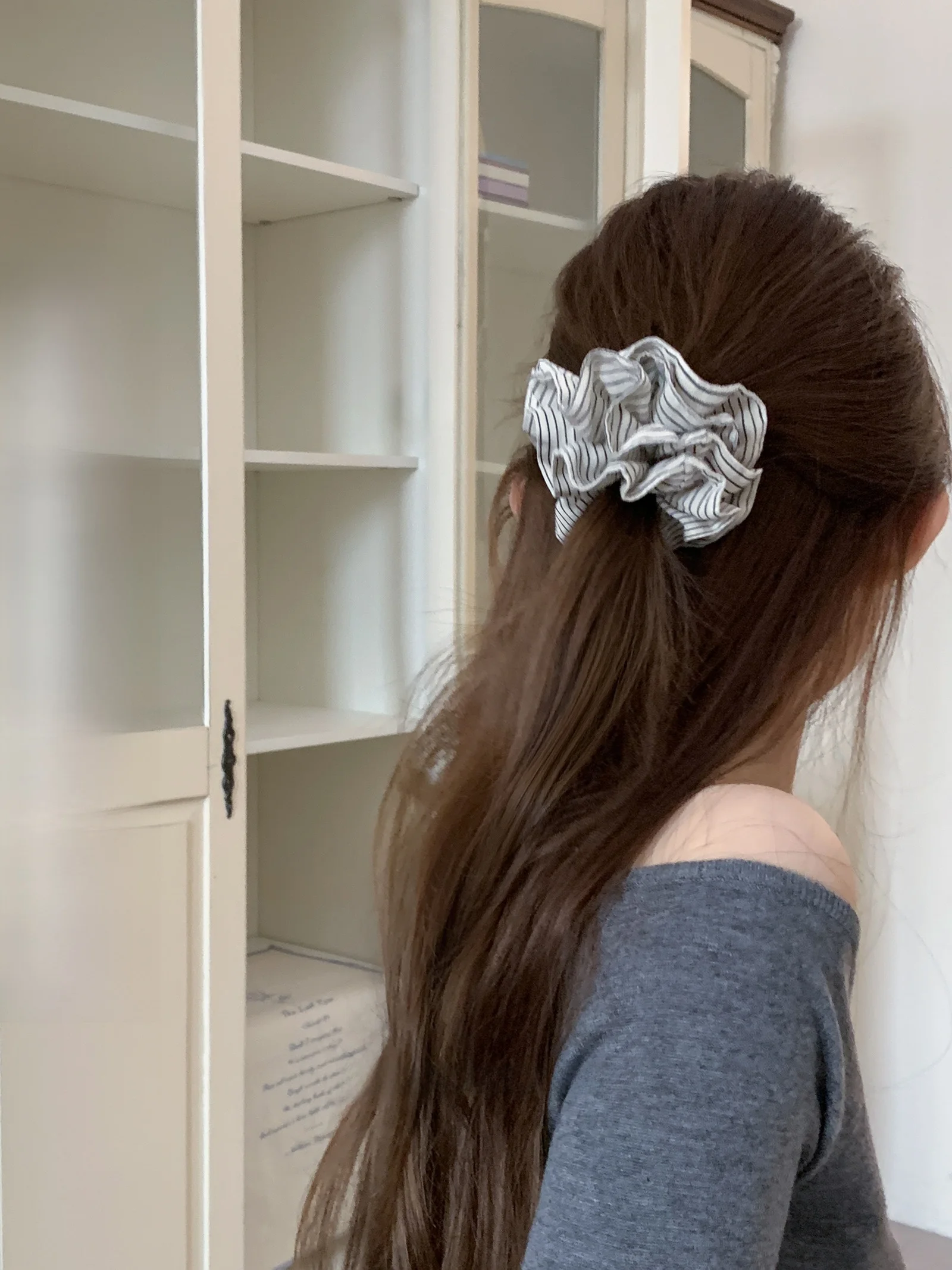 suzyacc-kr-listrado-dupla-camada-plissada-lacos-de-cabelo-rabo-de-cavalo-baixo-elastico-ba-alta-sensacao-nce-design-simples-cabelo-b