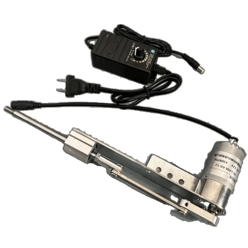 

Linear reciprocating and telescopic motion, adjustable angle without speed