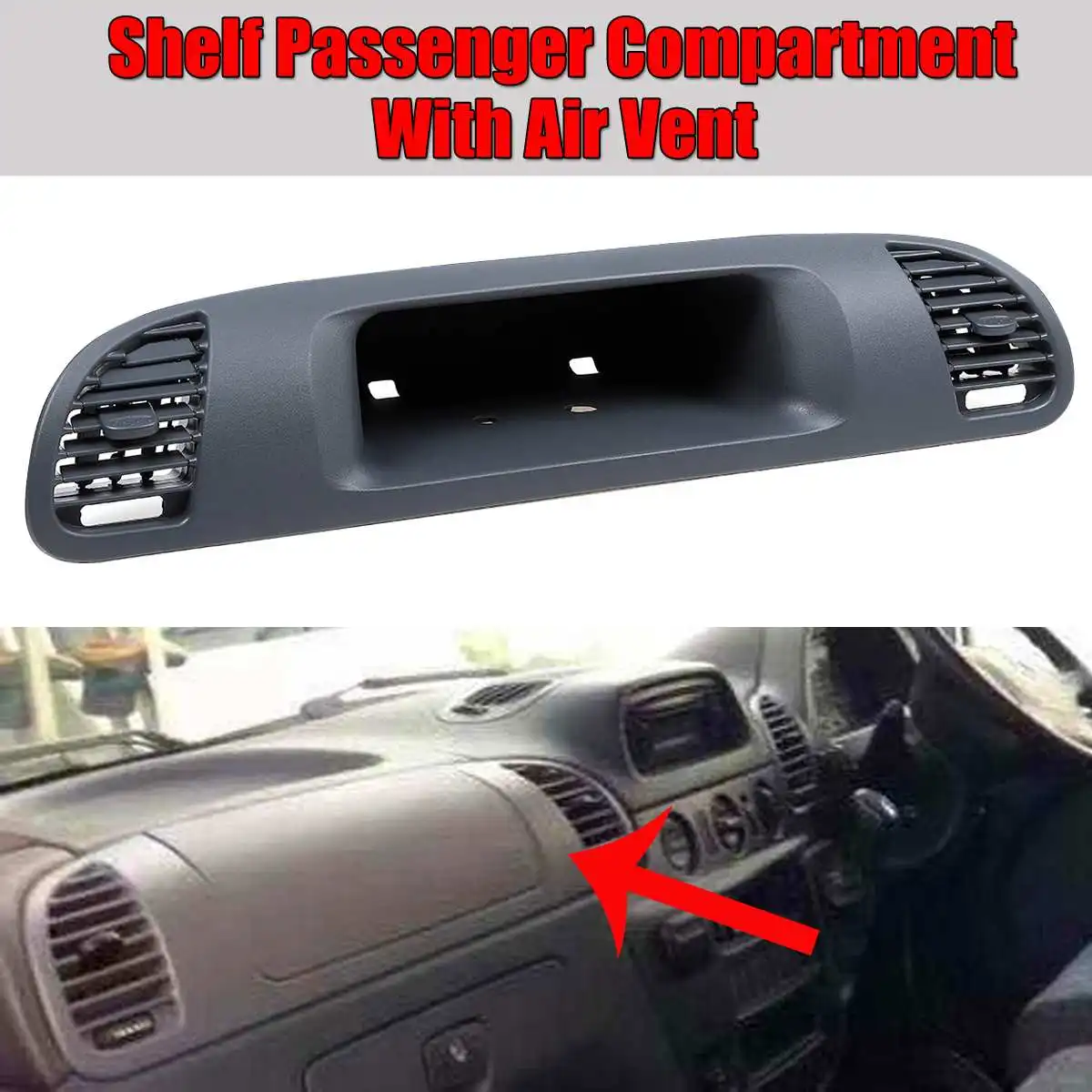 Car Shelf P enger Compartment with Air Vent Hood for Mercedes for Benz Sprinter Cdi 1999-2006 Instrument Panel Outlet 9016801607