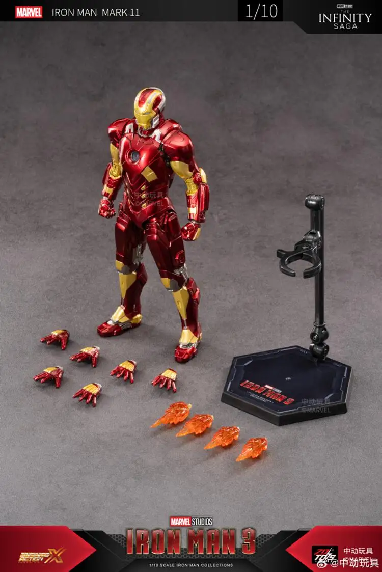 オリジナル ZDDTS 1/10 比率 アベンジャーズ アイアンマン マーク 27