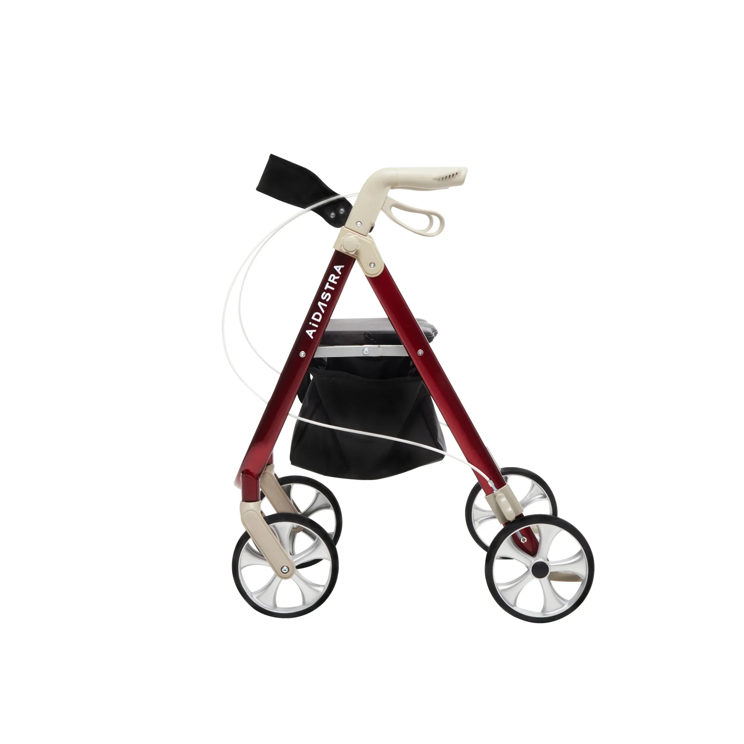 

China's Customized Four Wheel Rollator Walker Stout For The Disabled Walking Aid Ultra Aidastra Rolling Rollator Walker