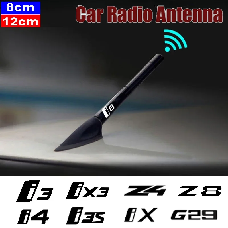 New Carbon Fiber for BMW I3 Ix3 I4 I8 Ix Z3 Z4 Z8 E52 E85 E86 E89 G29 2023 2021 Car Antenna FM Radio Aerial Styling Accessories