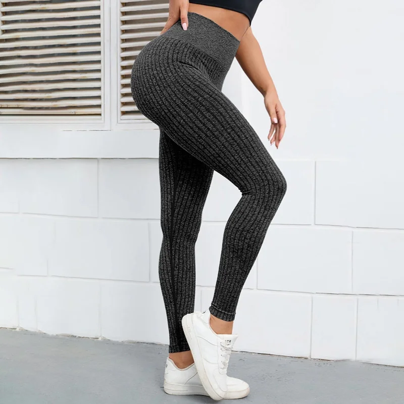 Women Butt Lifting Seamless Leggings High Waisted Workout Yoga Pants