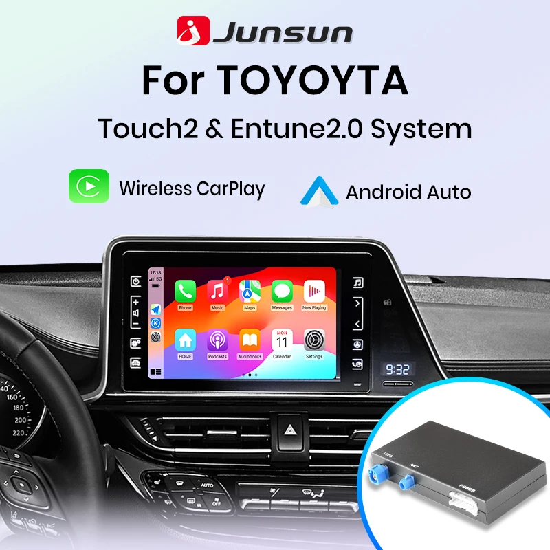Brezžični vmesnik CarPlay za Toyota s sistemom Entune