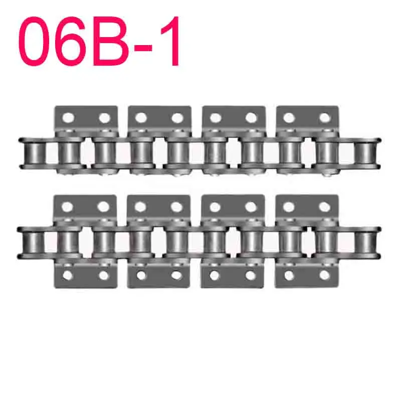 

1.5 Meter 06B-1 Drive Roller Chain with Double Hole Attachment for Machine Transmission Industrial Use
