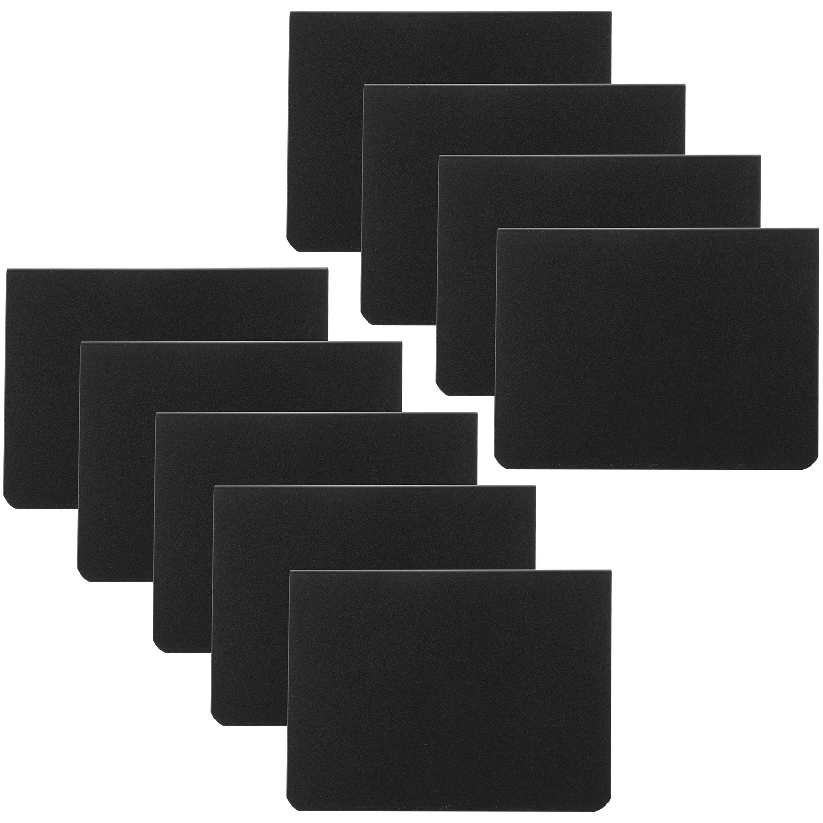 

1 Set Of Handwritten Price Signs Plastic Tabletop Chalkboard Message Board Standing Memo Board For Shop Desk Display Erasable