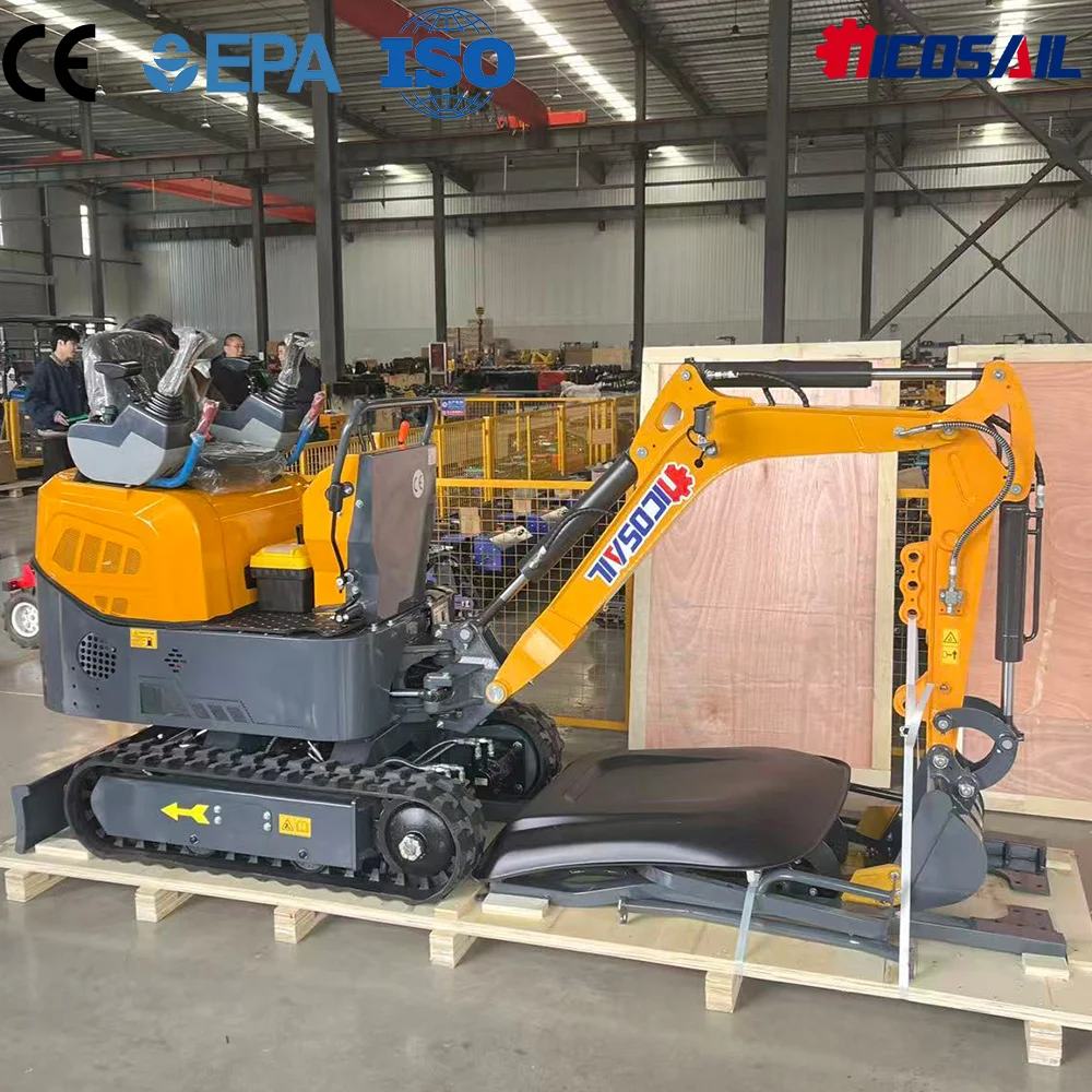 

Nicosail 1.2Ton Compact Mini Excavator All Terrain Adaptable Stable Performance For Narrow Space Working