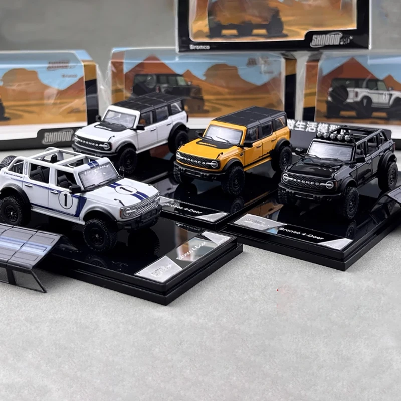 

Diecast Original 1:64 Scale Ford Bronco Alloy Model Simulation Decoration Hobbies Souvenirs Gifts Collection Static Display