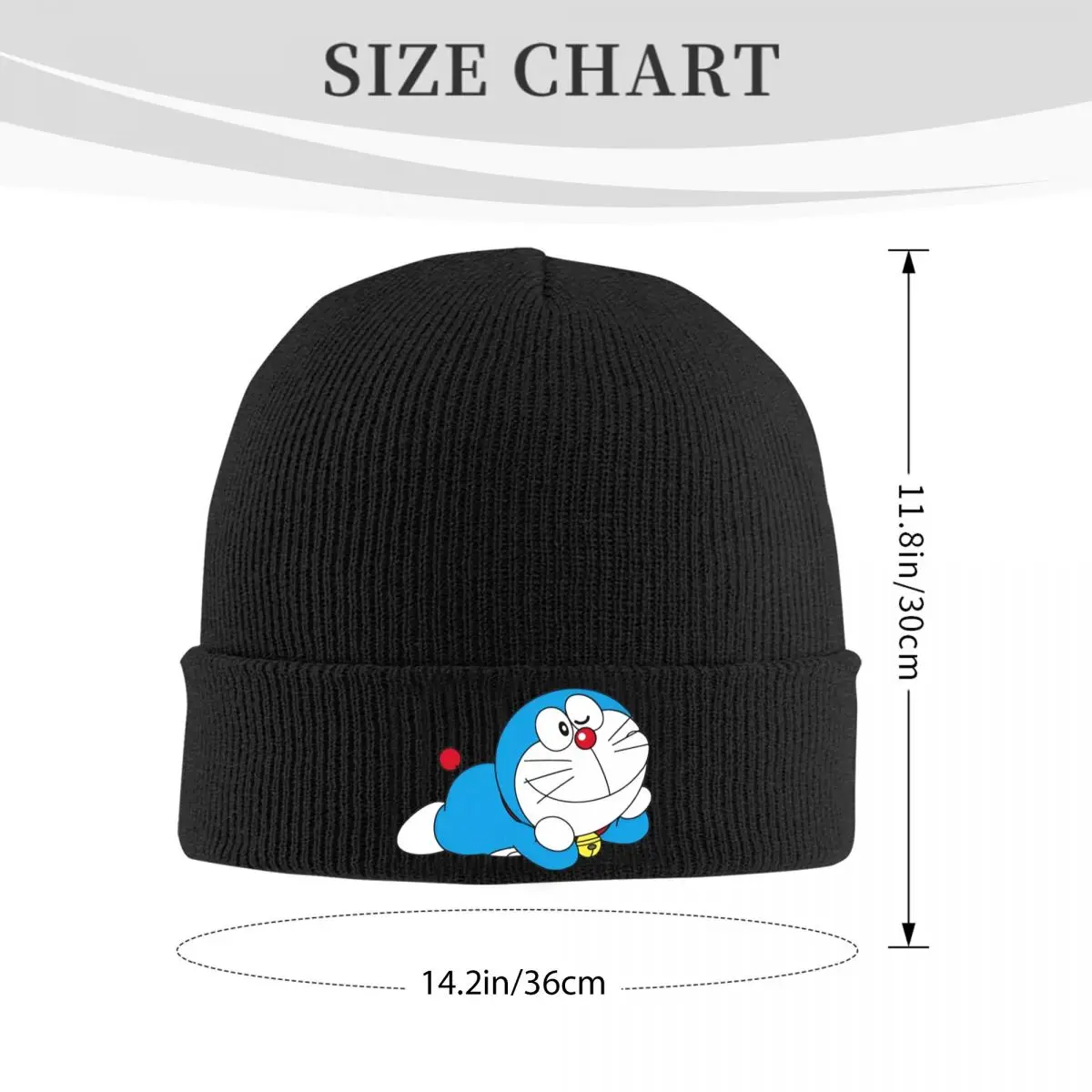 Cartoon D-Doraemon Beanie Hats Skullies Beanies Kpop Head Wrap Female Male Caps Autumn Custom Hip Hop Bonnet Hats Gift Idea