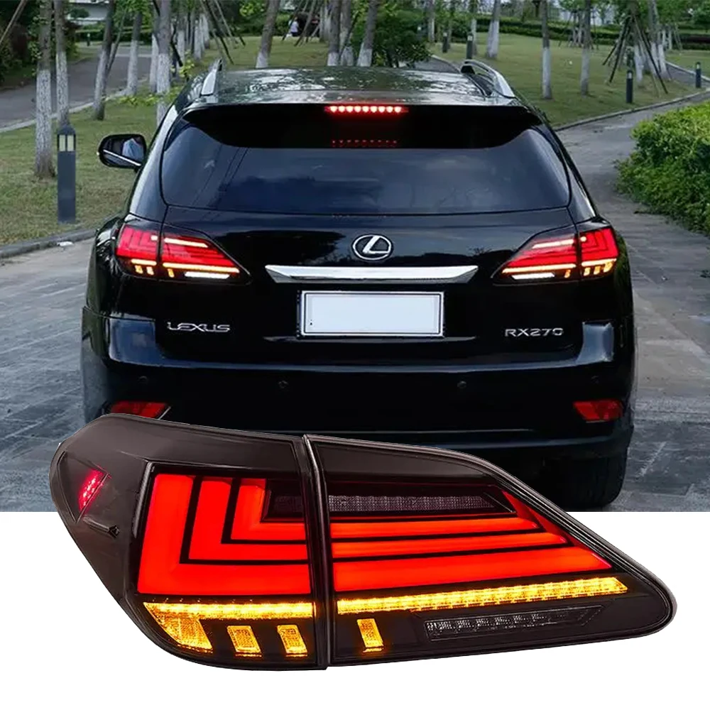 For Lexus RX270 RX350 RX450h Tail Light Assembly 2008 - 2015 Modified Running LED Running Turning Tail Light Assembly