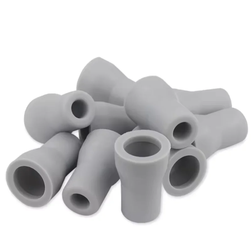 10pcs Dental Saliva Ejector Weak/Strong Suction Rubber Snap Tip Adapter Replacement Dental Suction Adaptor