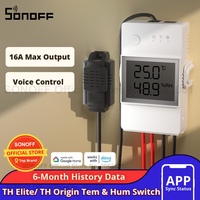 Sonoff TH16 Smart Wifi Switch Monitoring Temperature Humidity Wifi Smart Switch Home Automation Kit Works With Alexa Google Home