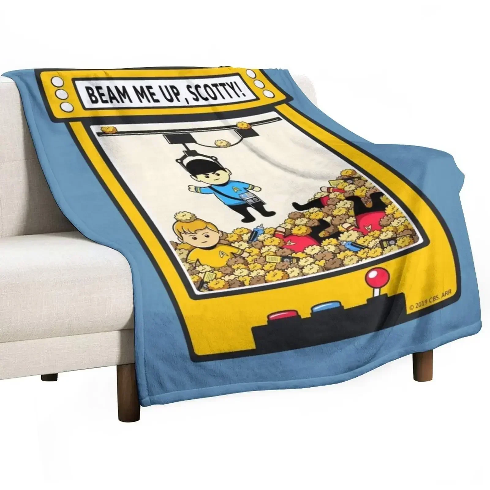 Beam me up, Scotty Throw Blanket Designers Summer Warm Soft Beds Blankets