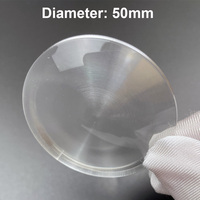 Dia. 50mm Round Fresnel Lens Focal Length 28mm 30 40mm 50mm 60mm 70mm 80mm 100mm Optical PMMA Threaded Solar LED Condenser Lens