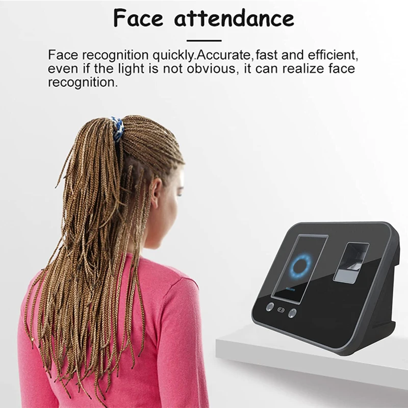 Employee Daily Biometric Face Recognition Fingerprint Access Control Time Attendance Electronic Time Recorder Machine Wifi