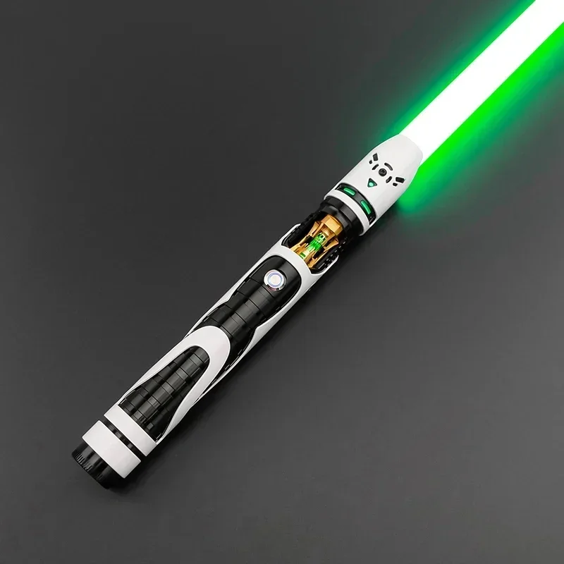 TXQSABER Soldier High Quality Lightsaber Metal Hilt Heavy Dueling RGB Pixel Light Sword SNV4 Cosplay Gift 12 Colors foc dueling