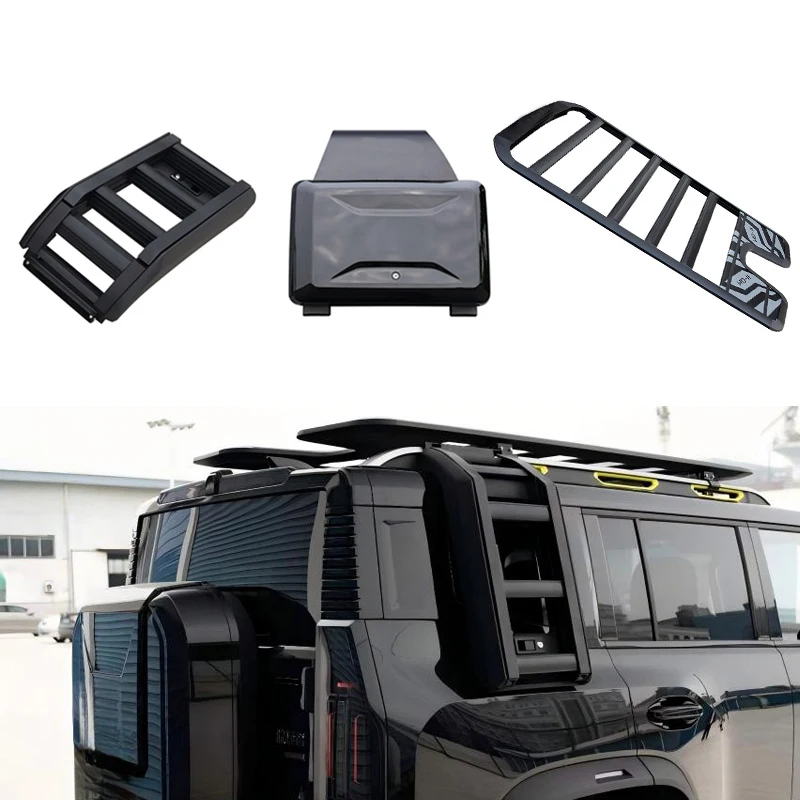 High Quality Car Roof Racks Ladder Rack Side Box Bars Fit Jetour T2 Utility Vehicle Exterior Accessories