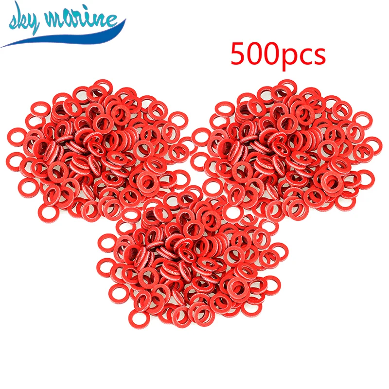 New 500pcs Red Seal Gasket Lower Casing 332-60006-0 332-60006 for Yamaha Hidea Outboard Motor Engine Parts Boat Motor