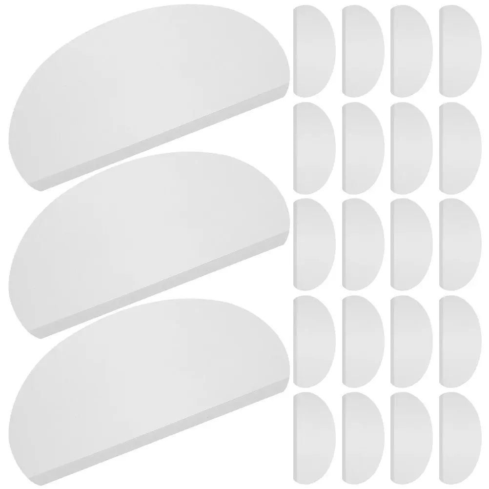 50Pcs Waterproof Bangs Cover Non Deformable PVC Face Protector for Hair Styling Haircut Bangs Cutting Eye Cover Facial Shield