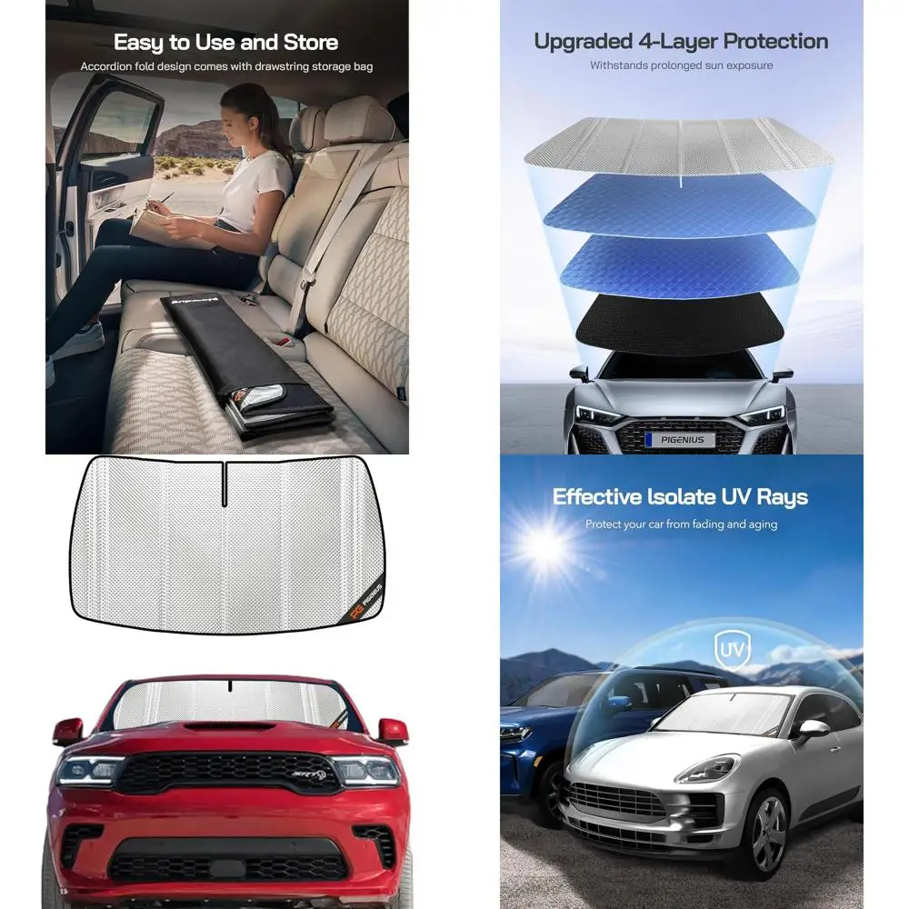 

Full Coverage Rearview Mirror Shade for 2021-2025 Durangos - Ultimate Protection