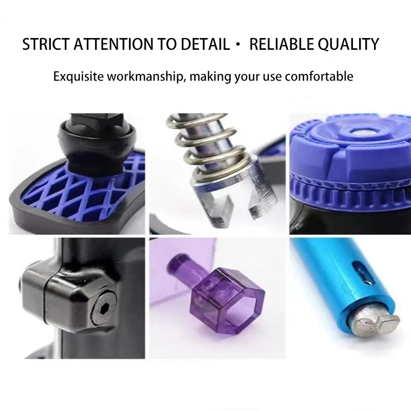 Automobile paint-free depression puller 360 ° rotating bridge type sheet metal pit repair tool