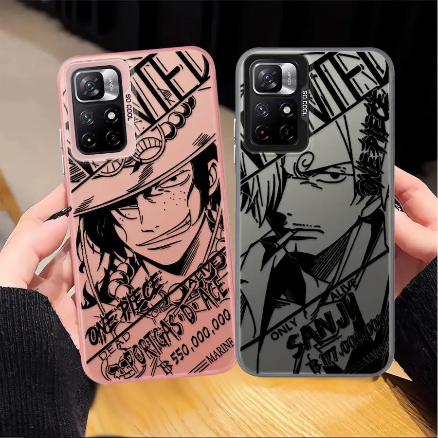 حافظة لهاتف Xiaomi Poco X3 NFC C51 X3 Pro C61 C50 غلاف ناعم قطعة واحدة Ace Roronoa Zoro