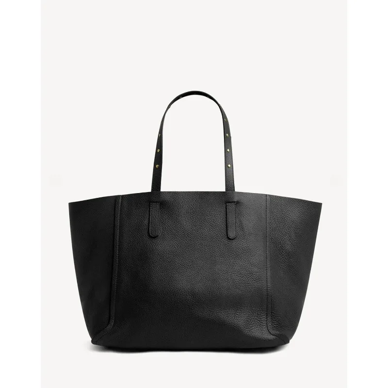 

Женская большая сумка, новая простая двусторонняя повседневная сумка большой вместимости, сумка для покупок