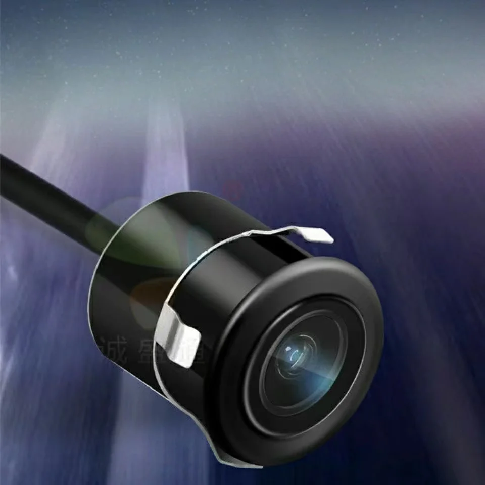 Round 18.5MM reversing camera tachograph 4-pin rear camera using car Starlight night vision full wave lens