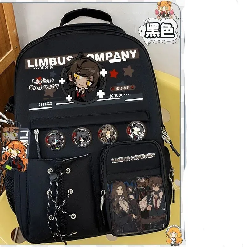 

Limbus Company Limbus Company Heathcliff Dante Sinclair Cromer Demian Ishmael Yezione Ai School Bag Рюкзак