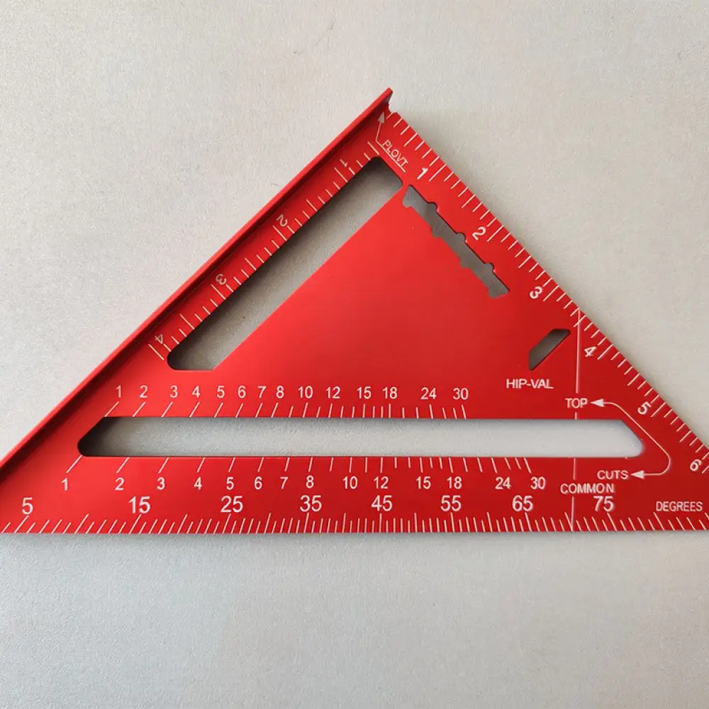 For For YB Thickened Safety Ruler Anti Skid Cutting Guide Precision Measurement Tool For Professional Woodworking Drawing